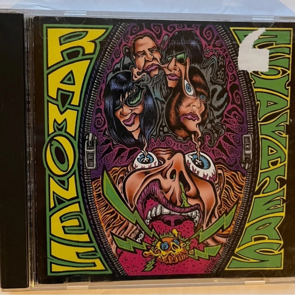 Ramones CD with Psychedelic Cover Art